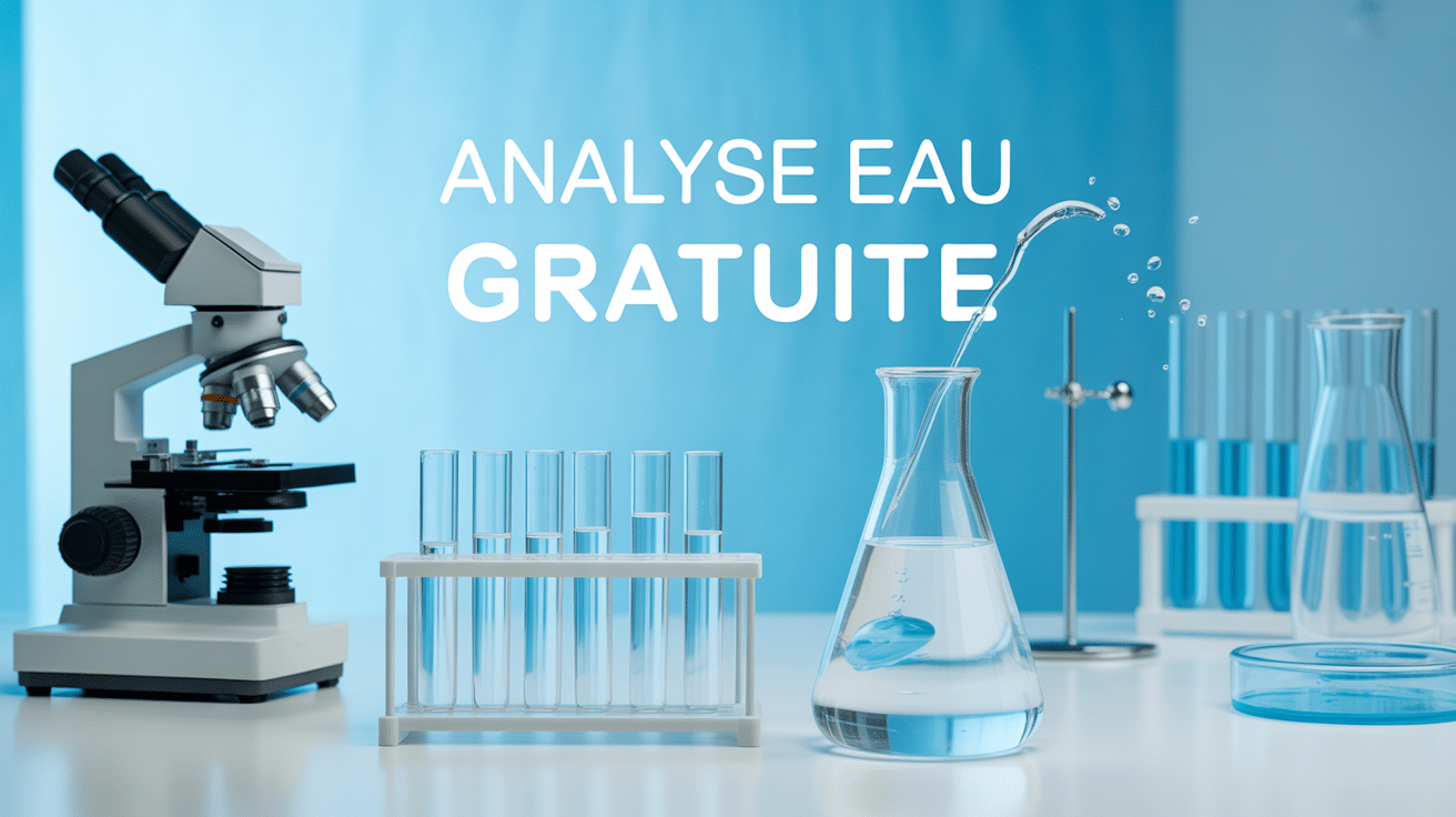 faire analyser son eau gratuitement en laboratoire scientifique