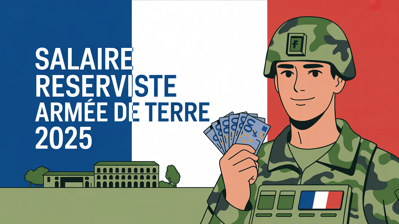 grille salaire réserviste armée de terre militaire euros