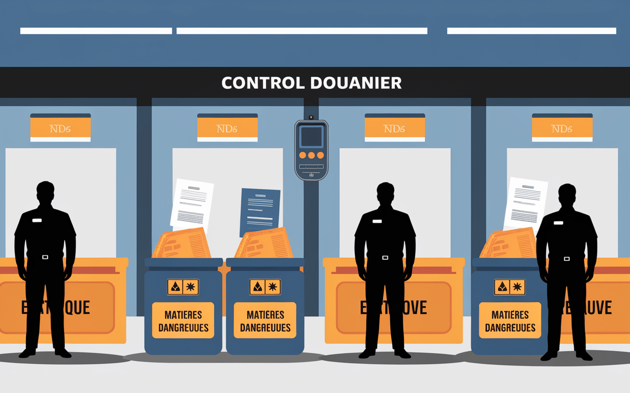 Douane scanner mercure matières dangereuses