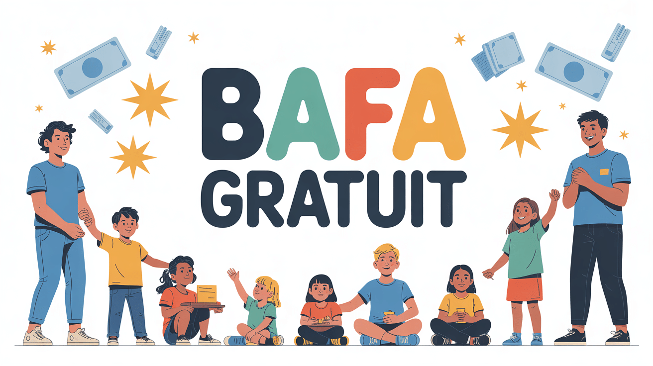passer son bafa gratuitement illustration jeunes animateurs et argent