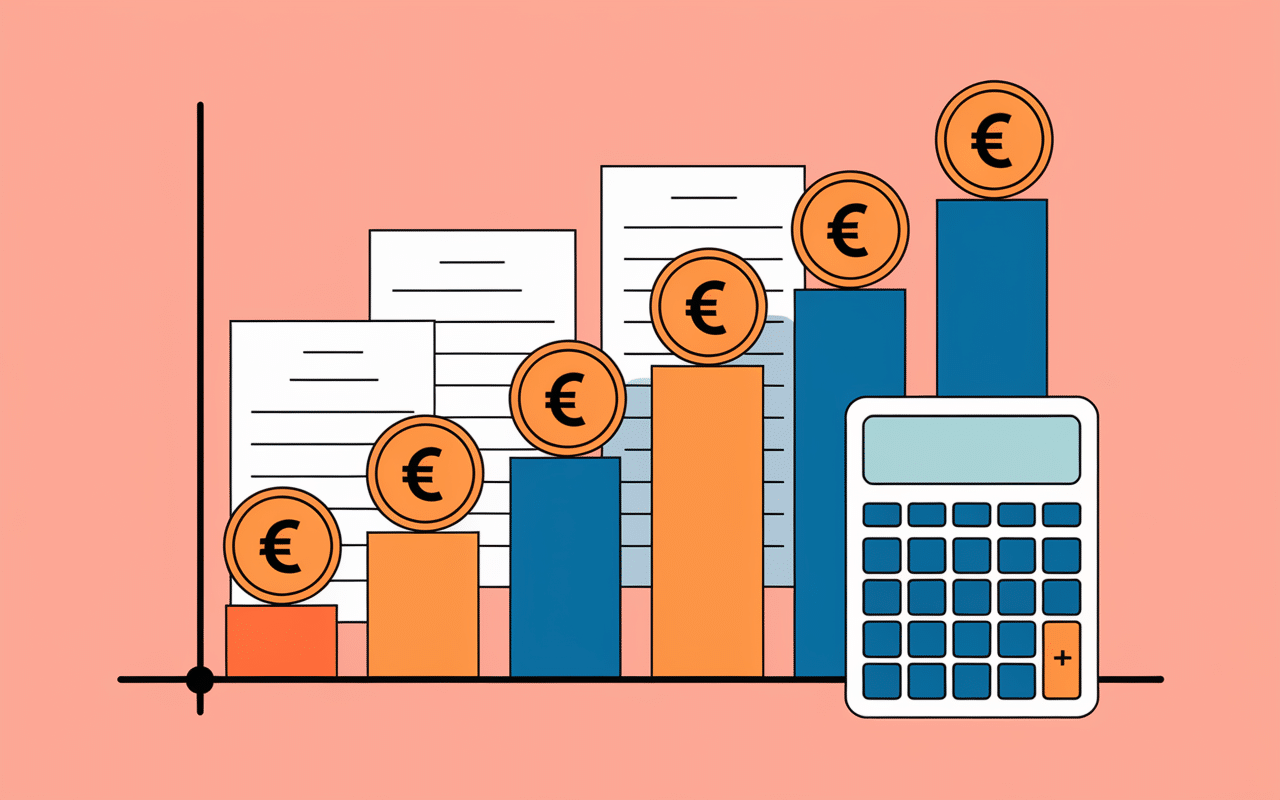 smic en espagne net graphique barres euro