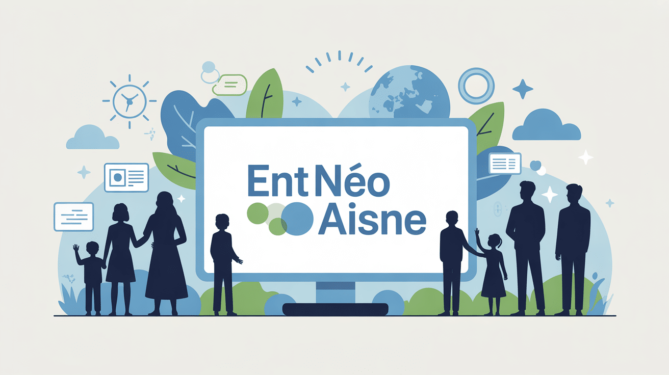 Illustration du portail ENT Neo Aisne pour collèges lycées