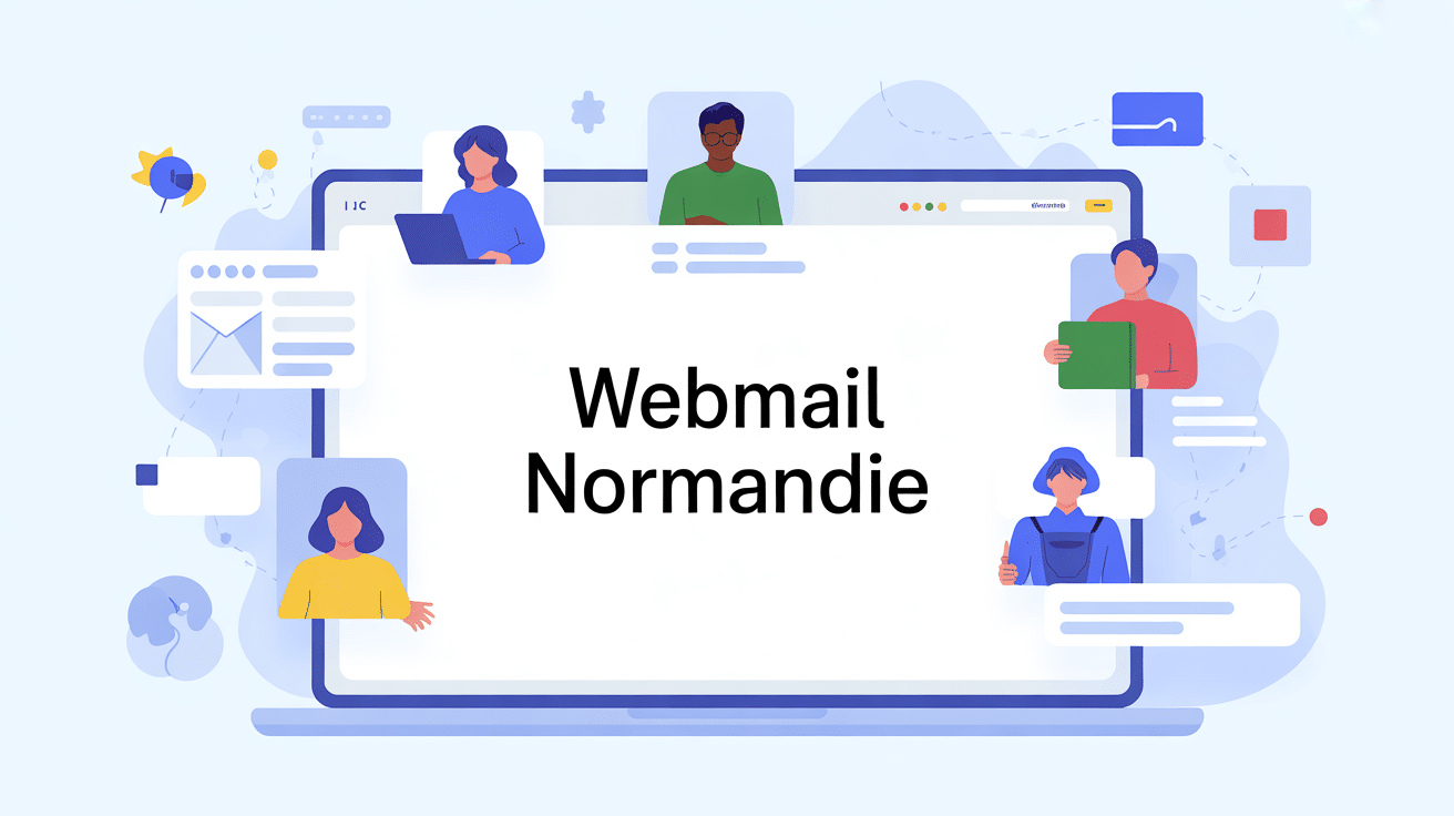 Webmail Normandie illustration messagerie sécurisée