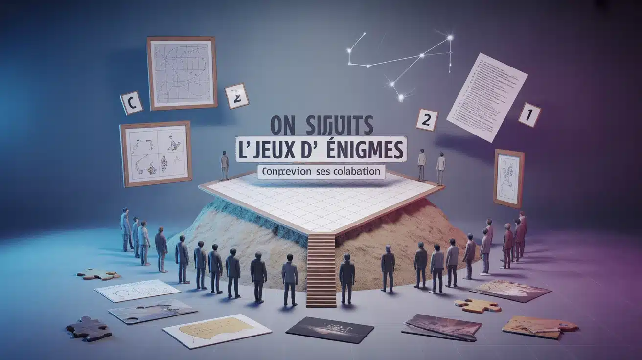 Jeux d'énigmes : plateau isométrique et indices