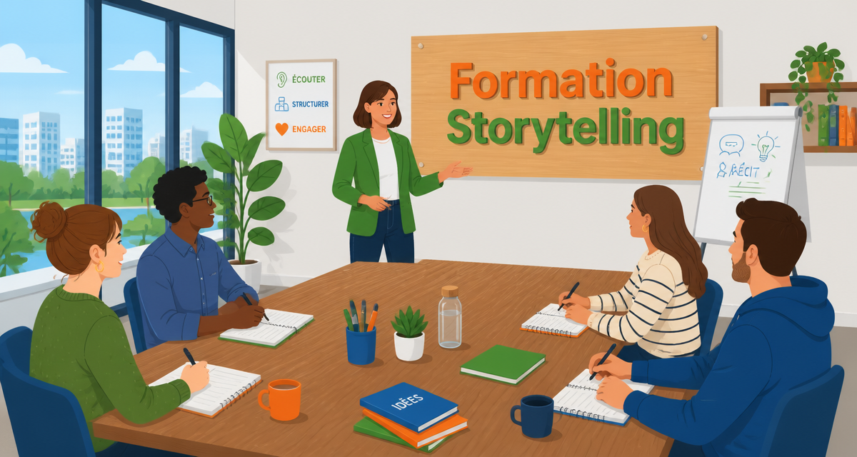 formation storytelling autour d'une table