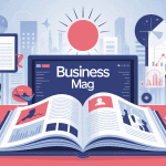 business mag en ligne illustrant la veille économique