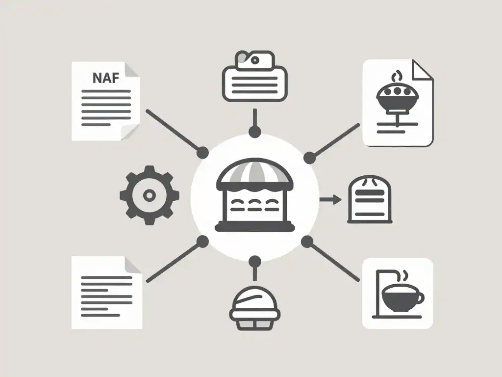 diagramme structure code naf boulangerie activités