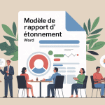rapport d'étonnement modèle word gratuit stylisé en entreprise
