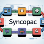 Schéma fonctionnement Syncopac et outils métiers