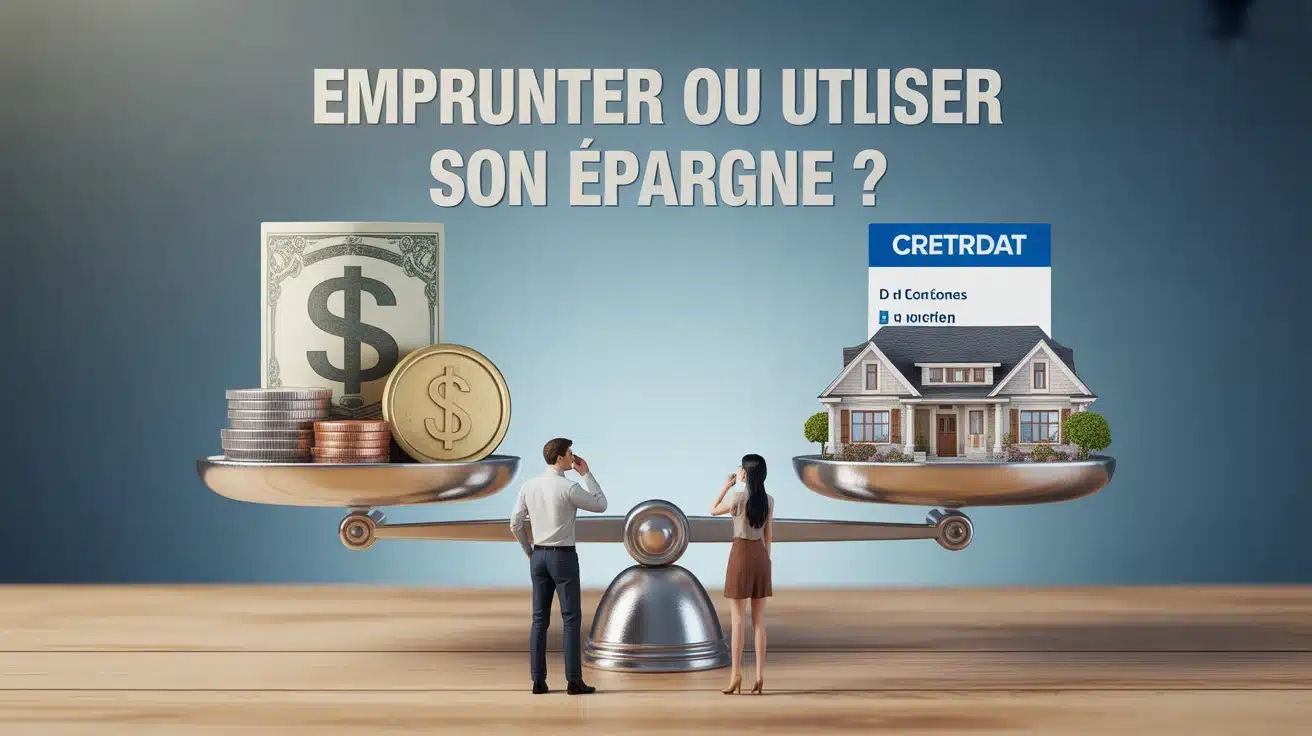 vaut il mieux emprunter ou utiliser son épargne balance