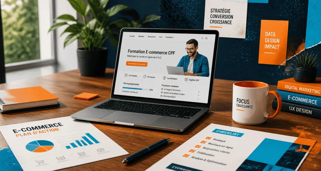 Formation e-commerce CPF : 4 étapes pour lancer sa boutique et financer 100 % du projet