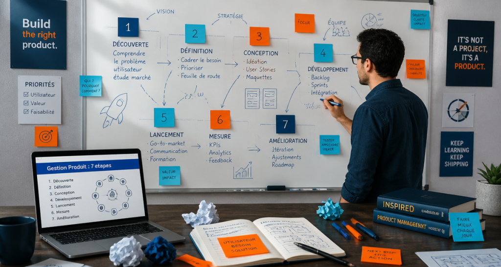 Gestion produit : 7 étapes pour transformer votre MVP en succès rentable