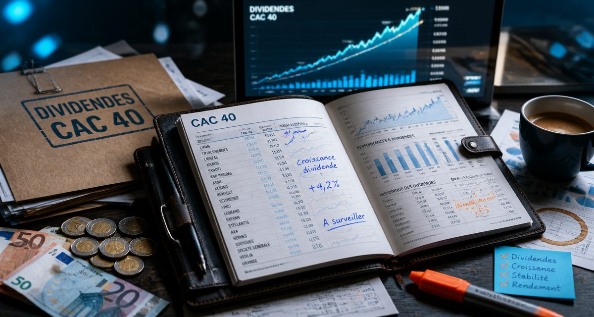 meilleur dividende cac 40 portefeuille actions