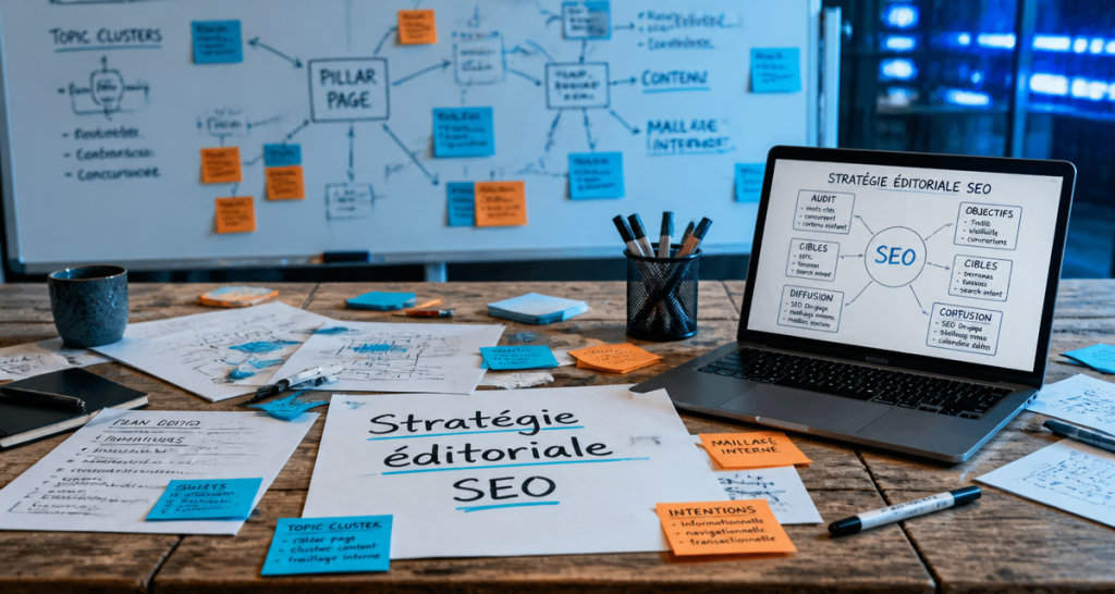 Stratégie éditoriale SEO : 4 piliers pour transformer vos contenus en actifs générateurs de leads