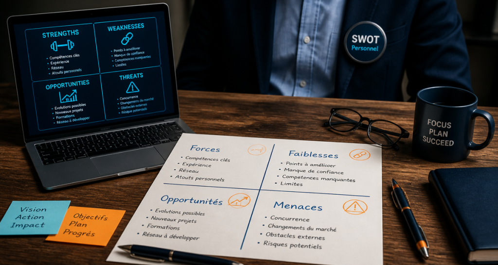 SWOT personnel : 4 piliers pour transformer votre diagnostic professionnel en stratégie de réussite