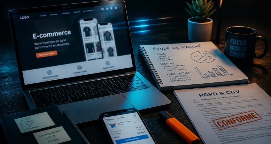 E-commerce : 6 étapes clés pour lancer sa boutique en ligne sans stock