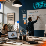 Innovation radicale équipe coworking