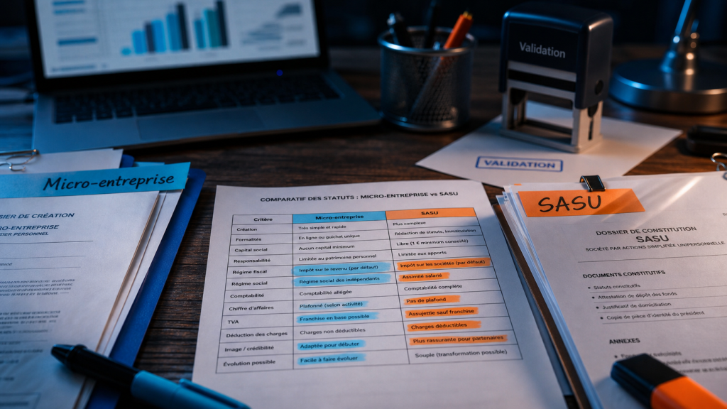 Auto entrepreneur ou SASU : charges, fiscalité et protection sociale pour choisir sans vous tromper