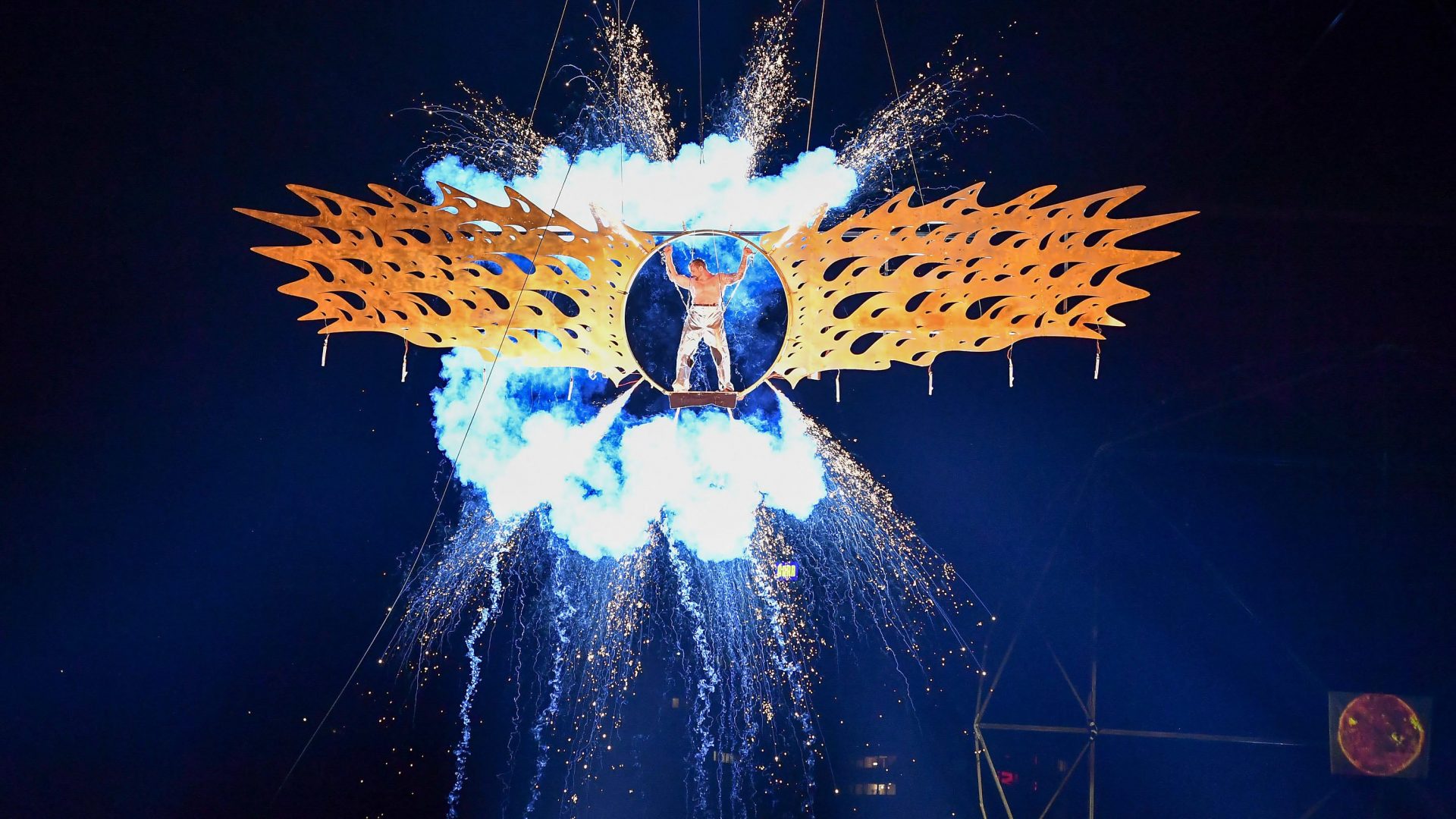 Donaulände Linz, Klangwolke 2019, Generalprobe