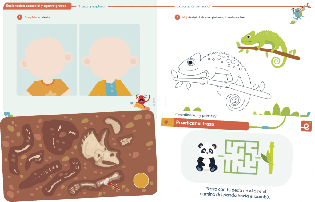 Libros y materiales didácticos de EMMI para preescolar, parte de nuestra plataforma educativa innovadora.