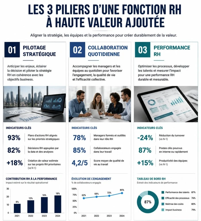 Infographie des outils de management pour structurer les équipes et optimiser la performance collective