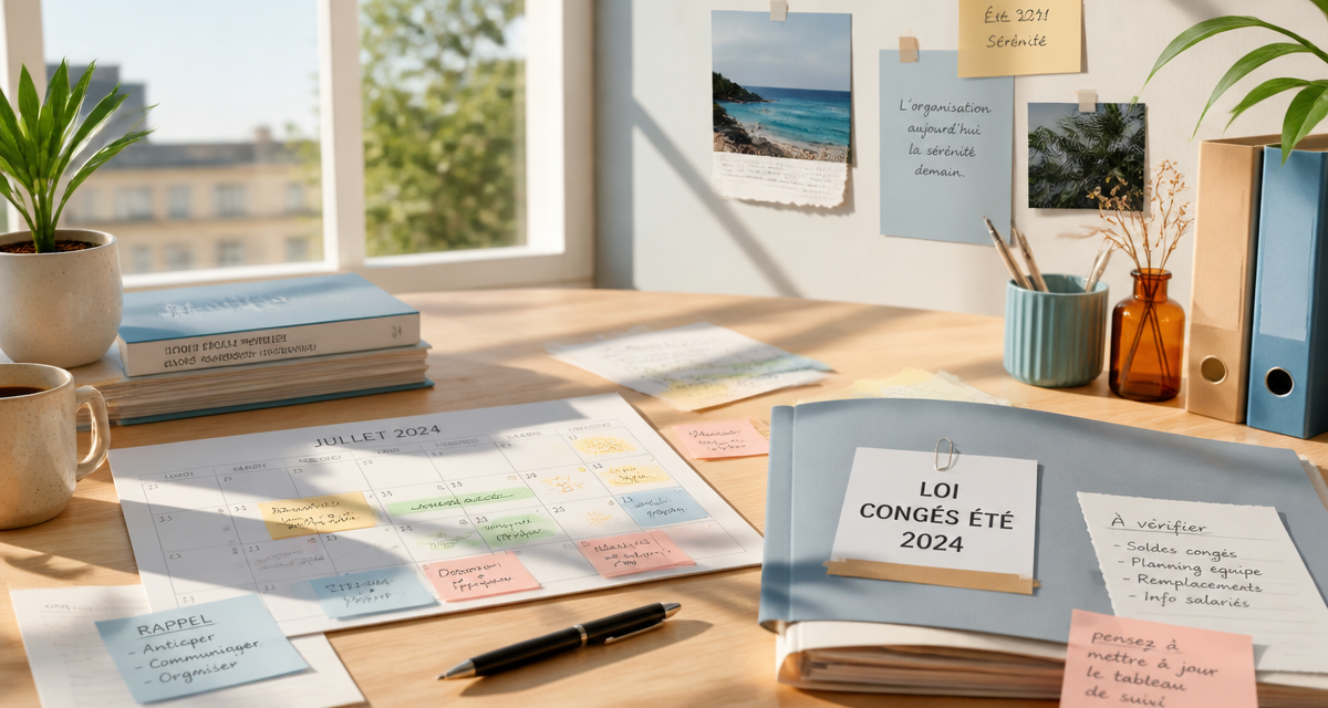 loi conges ete 2024 bureau calendrier