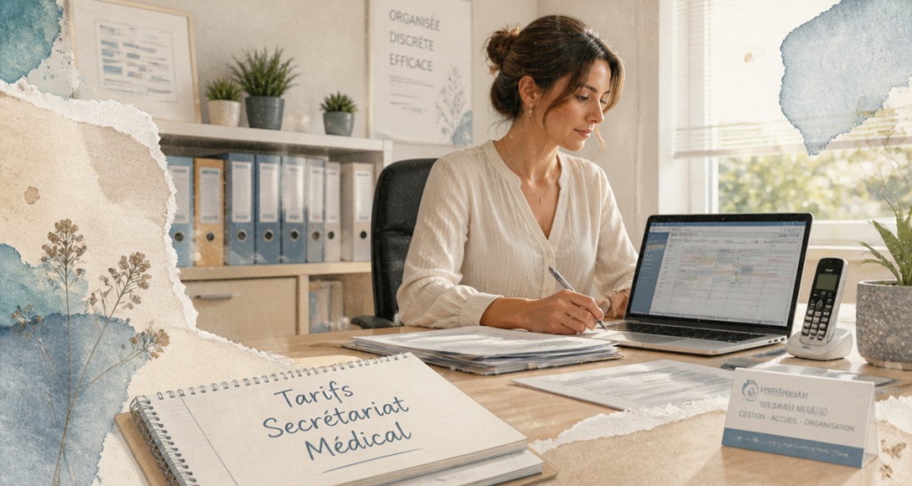secretaire medicale independante tarifs