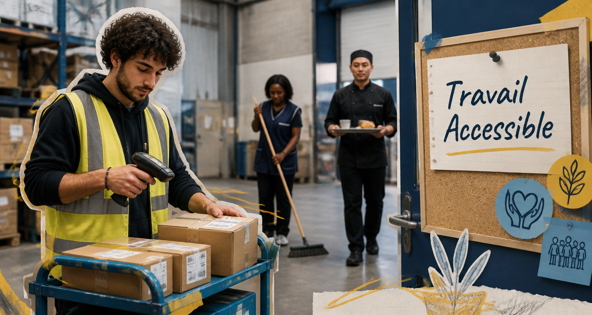 travail facile sans diplôme entrepôt nettoyage restauration