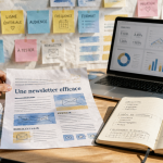 une newsletter efficace sur bureau avec analyse