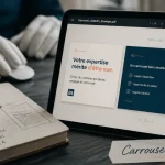 Format carrousel LinkedIn pour booster l’engagement et la visibilité