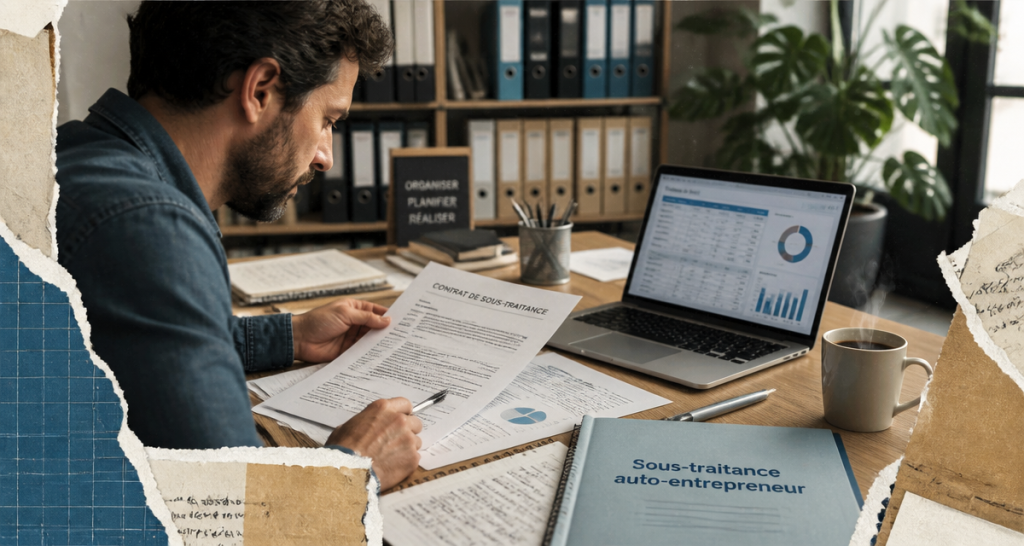 Sous traitance auto entrepreneur contrat bureau