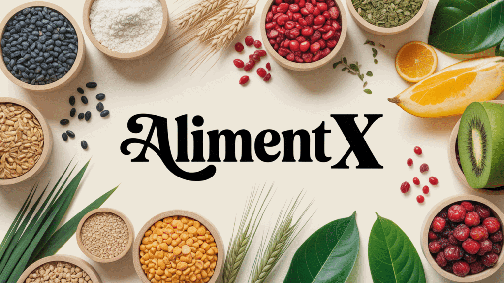 aliment x superaliments colorés dans bols bois