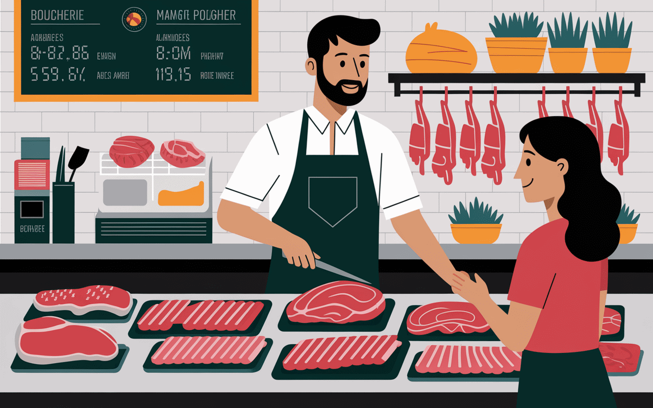 Services spécialités boucherie halal la basse cote de la roseraie client