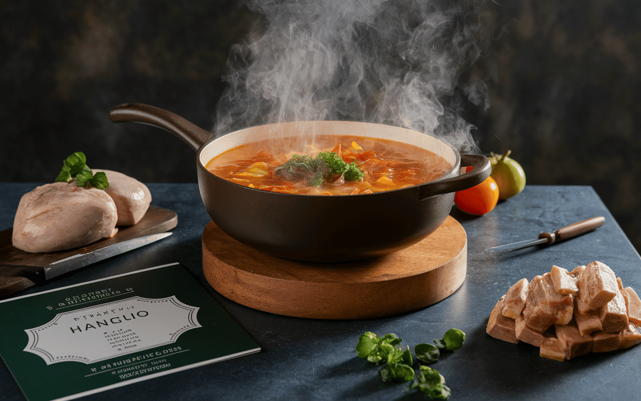 Fond de veau halal cuillere bois certificat cuisine