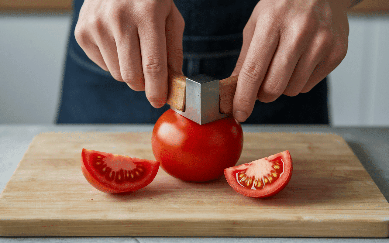Coupe tomates découpe facile tranches nettes