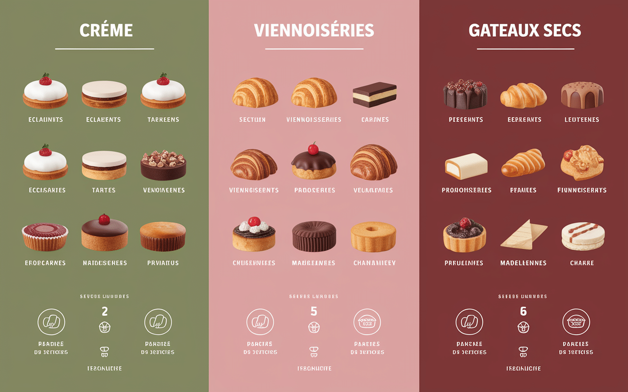 Catégories durée conservation pâtisserie boulangerie