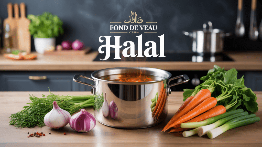 Marmite bouillon fond de veau halal cuisine moderne
