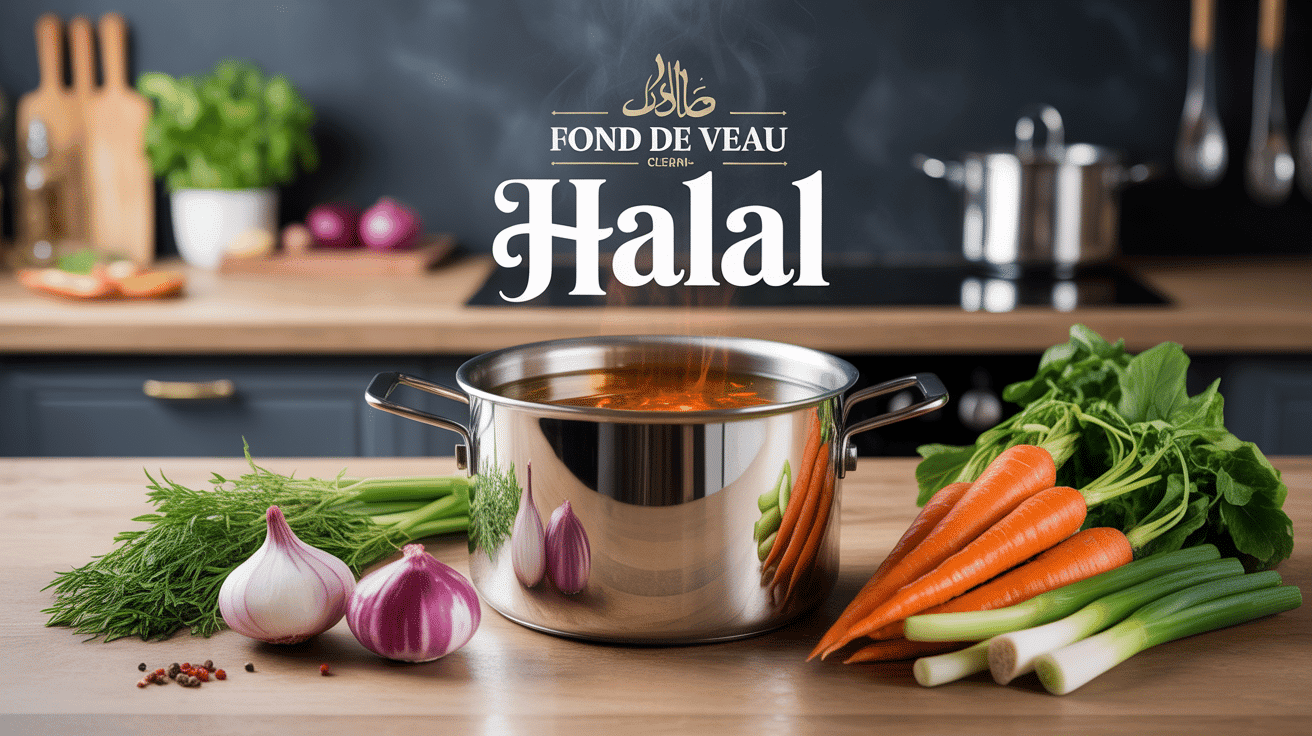 Marmite bouillon fond de veau halal cuisine moderne