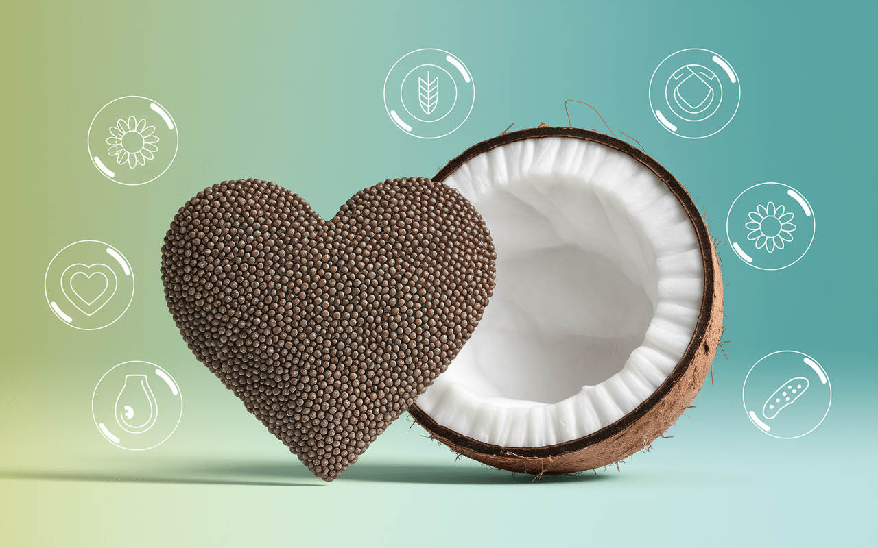 Bienfaits nutrition graine de chia lait de coco composition