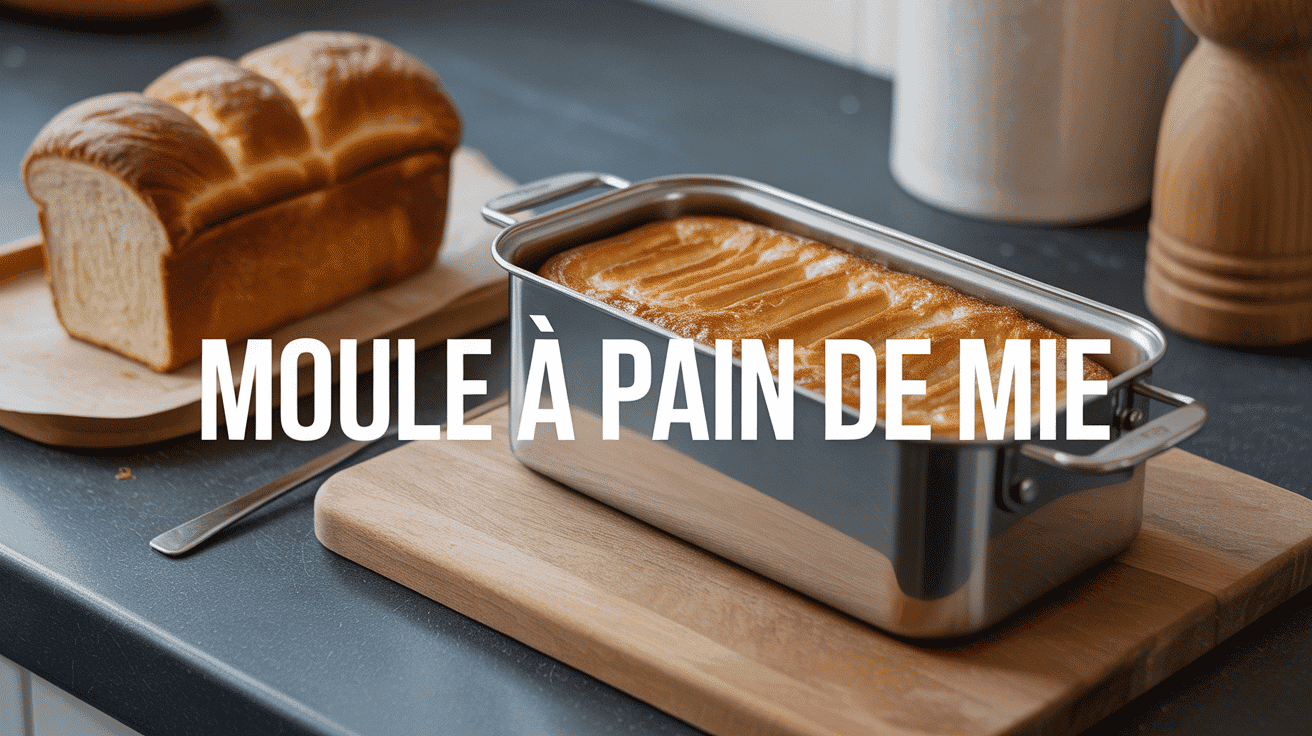 photo moule à pain de mie moderne tranché