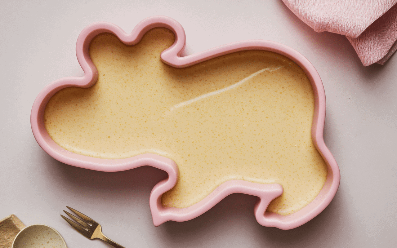 Moule ourson guimauve silicone avec guimauve blanche