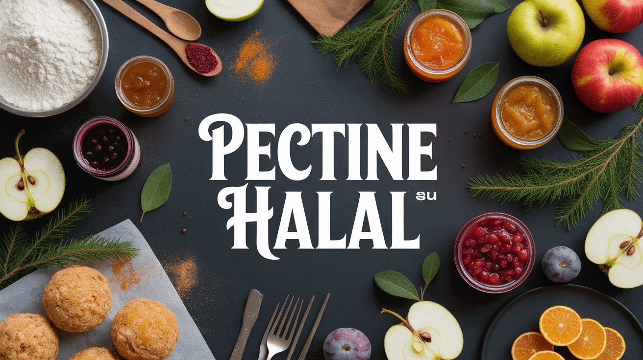 pectine halal bocaux confiture fruits frais cuisine