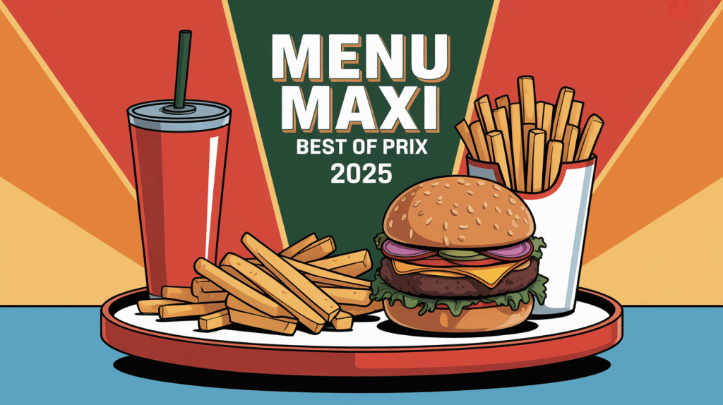 prix menu maxi best of visuel plateau burger frites boisson