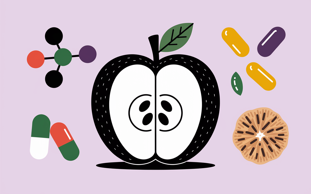 pomme noire nutrition antioxydants