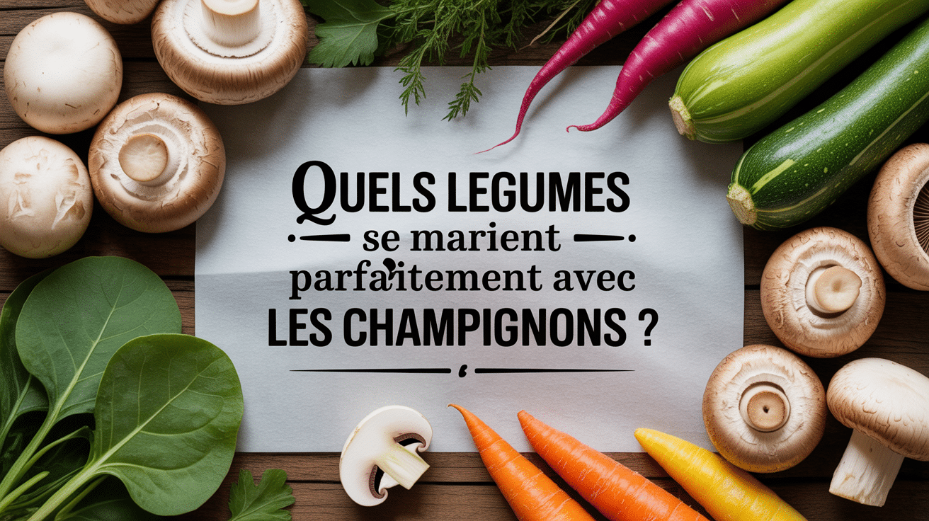 Quels légumes se marient bien avec les champignons en composition culinaire
