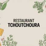 Table de restaurant tchoutchoura avec raviolis caucasiens fumants et décor traditionnel