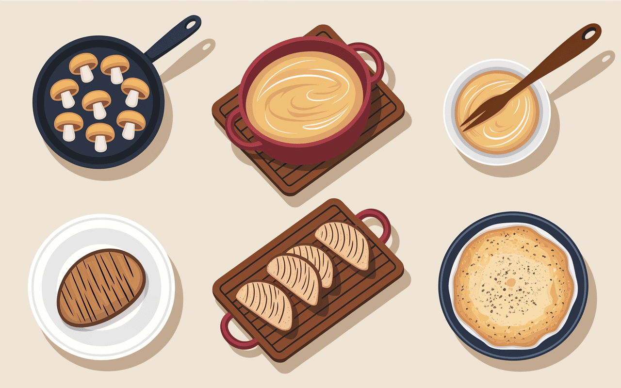 vrai recette croûte aux champignons du haut-doubs préparation