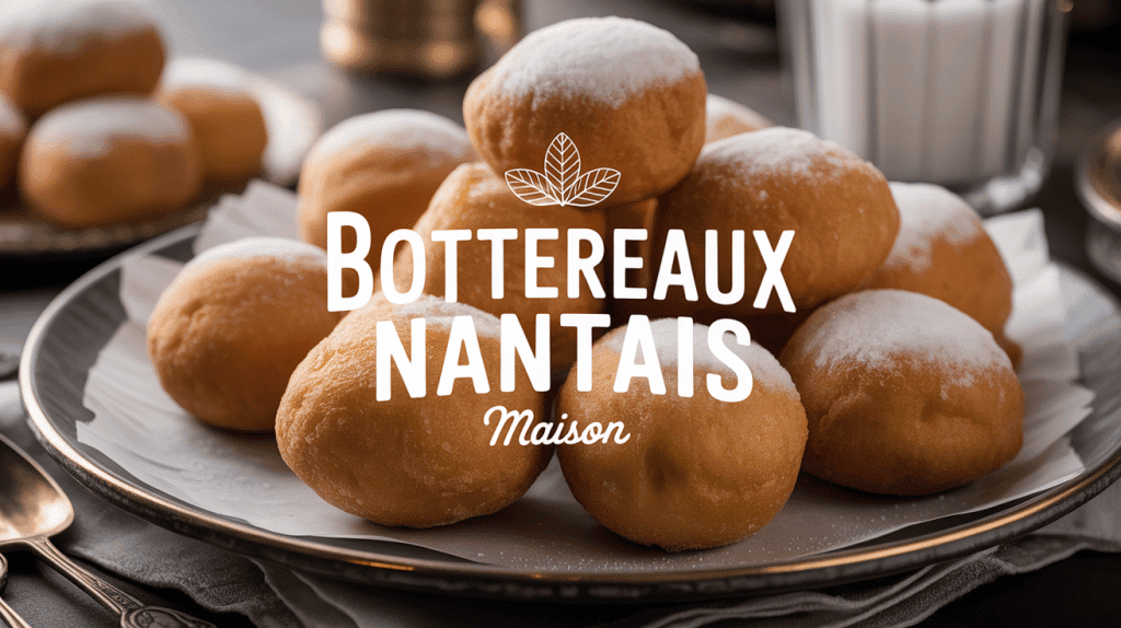 Bottereaux nantais recette assiette de beignets dorés