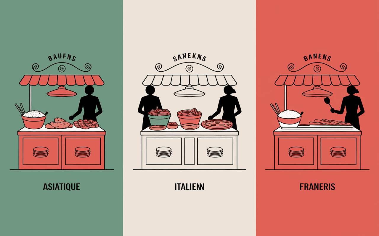 buffet à volonté lyon stations asiatiques italiennes françaises