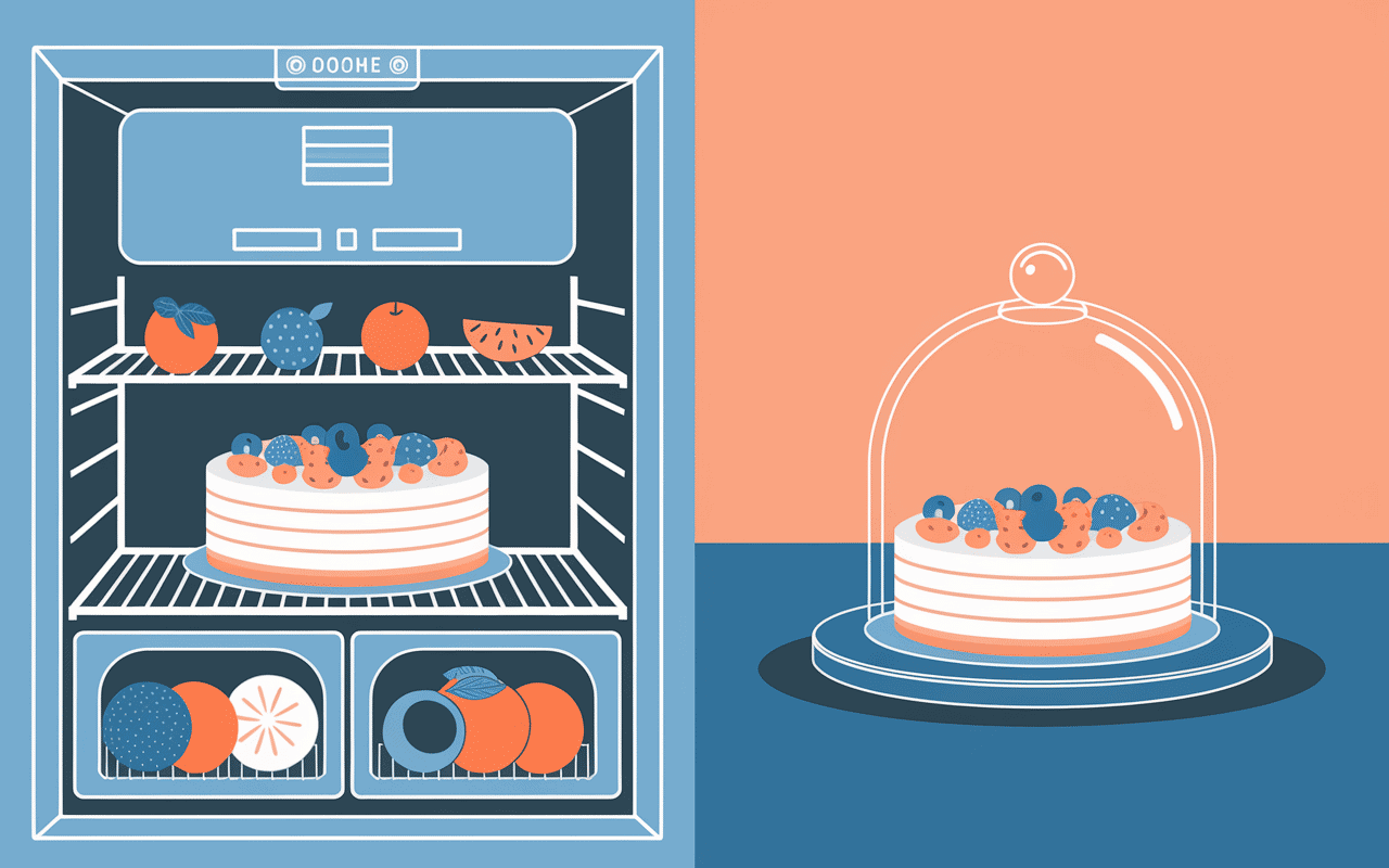 Gâteau yaourt conservation frigo ou cuisine